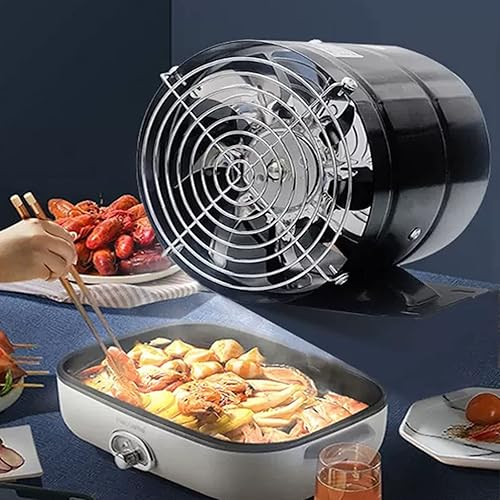 Miniatura 8 de Ventilador de ventilación de escritorio, campana extractora portátil, ventilador de conducto de 6 pulgadas, ventiladores de escape de bajo ruido con
