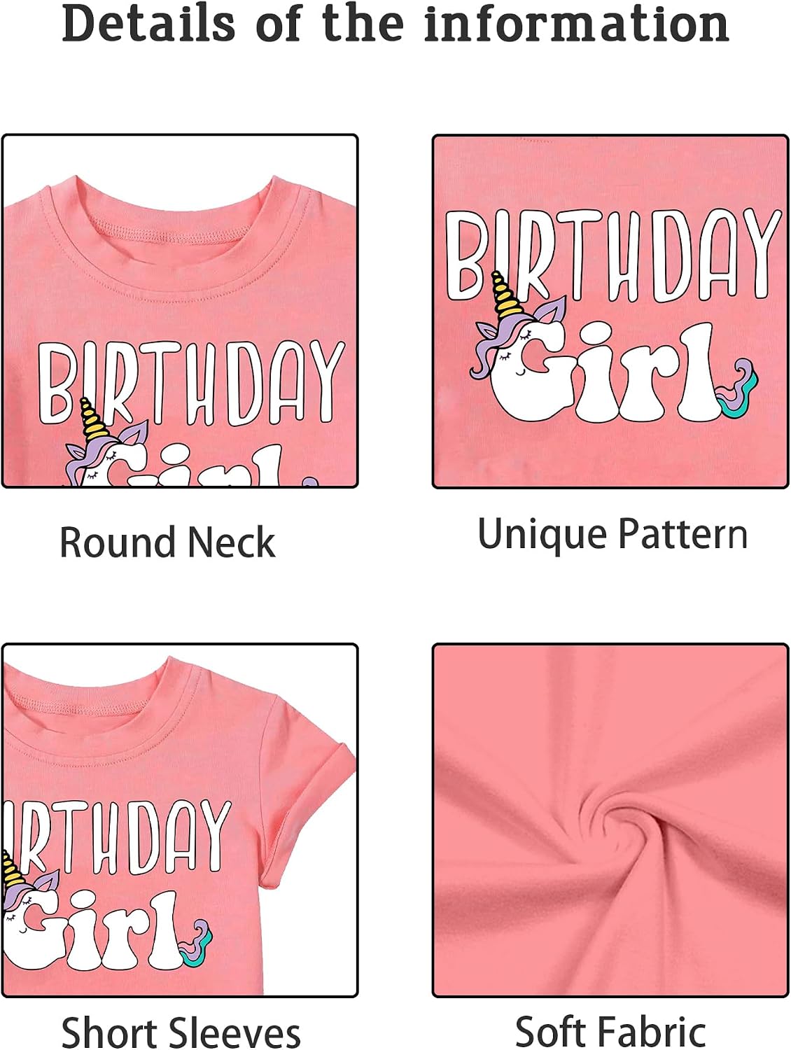 Girls Birthday Tee - Tie Dye Cowgirl Bow Graphic Shirt for Kids Ages 4-12 — view 5