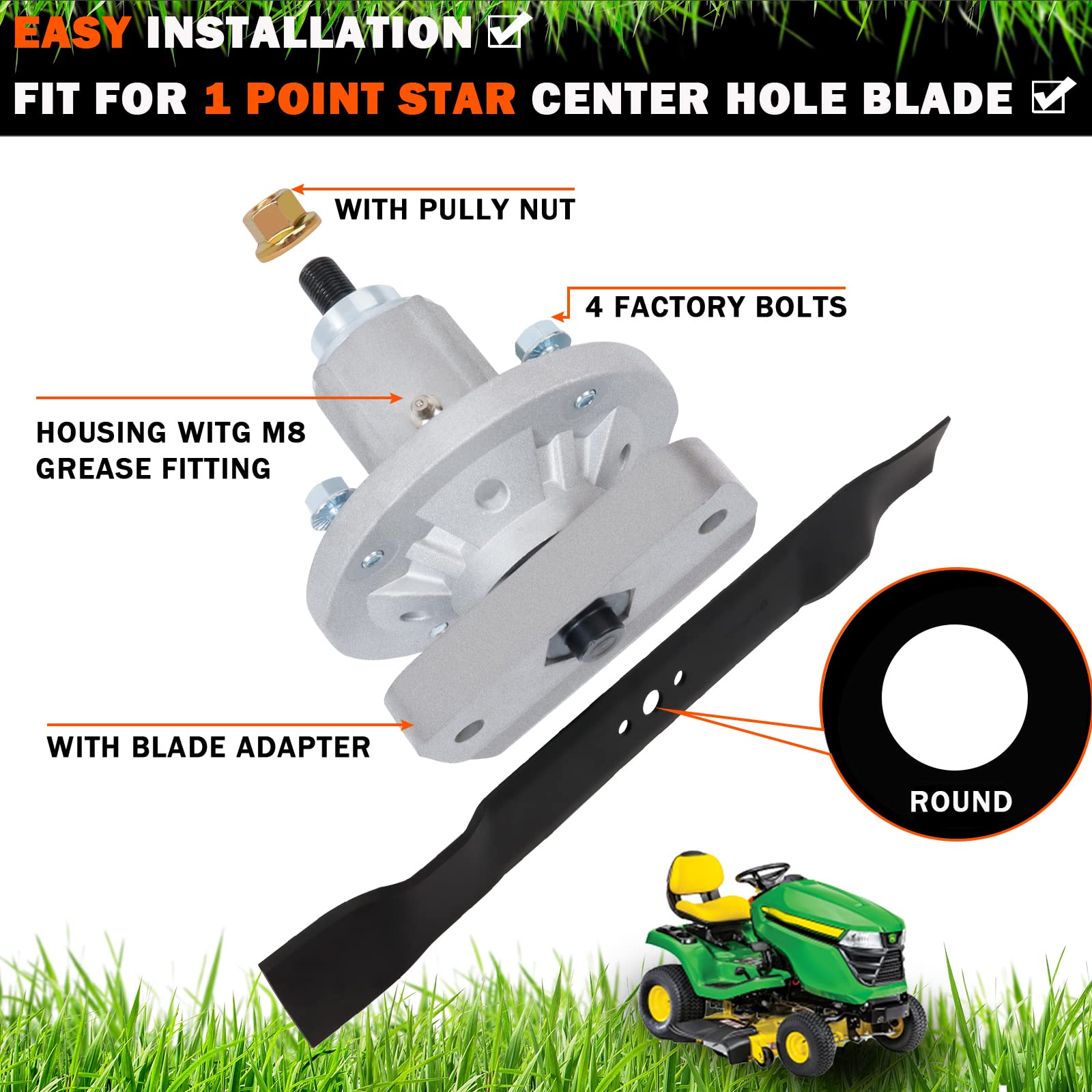 Craftsman Lawn Mower Parts Replacement Spindle Assembly