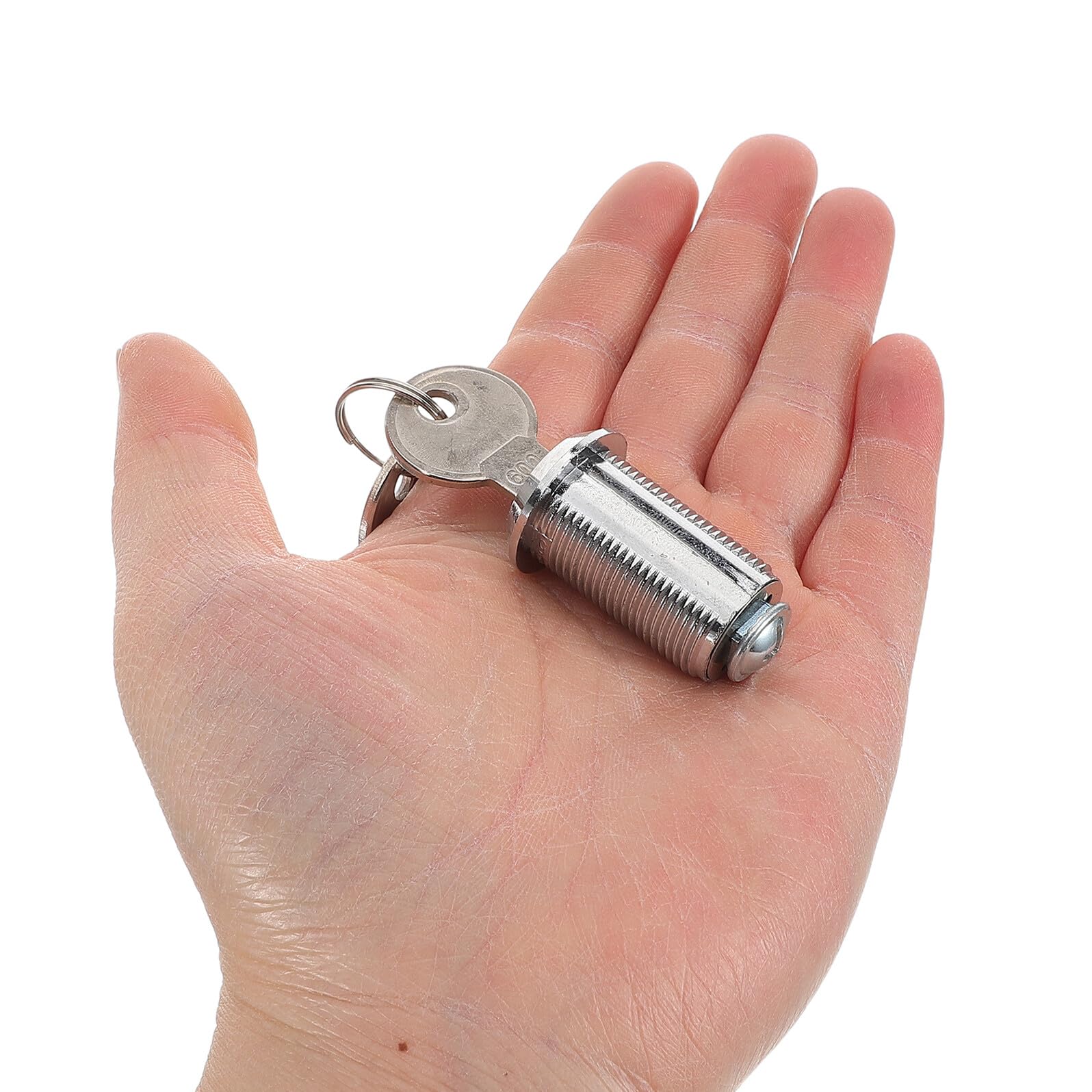 Angoily 6 Satz Teiliges Metall Schrankzylinderschloss Gleichschließend mit Schlüsseln Robustes Cam Schloss Ersatz für Büroschränke Aktenschränke Briefkästen Werkzeugkästen und Möbeltüren