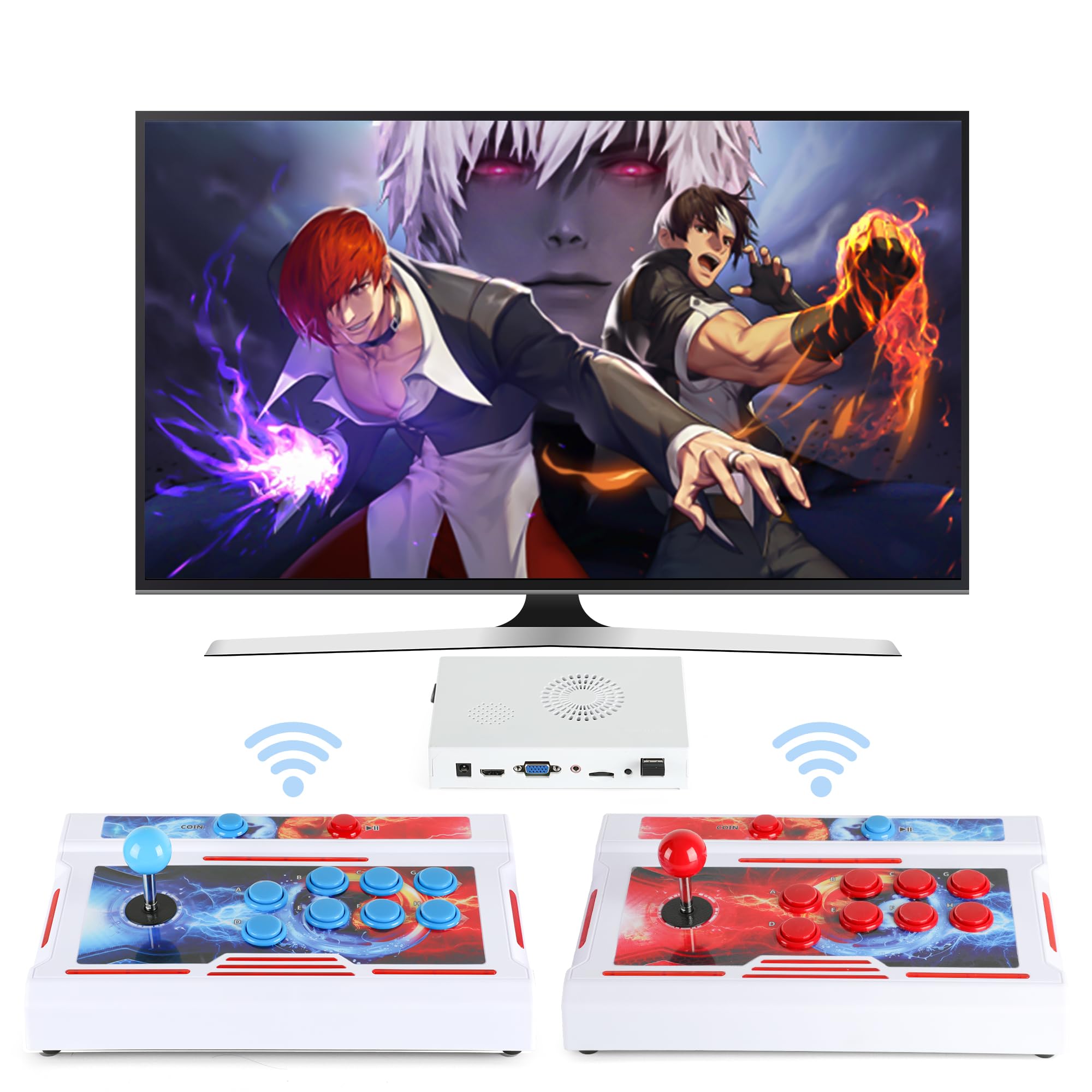 ( incomplete missing parts) Pandora Box Arcade Game Console 32000 Games Pre-Install,Retro Game Machine for TV PC Projector, Supports Up to 4 Players, Full HD Output,, Search, Save, Hide, Favorites List