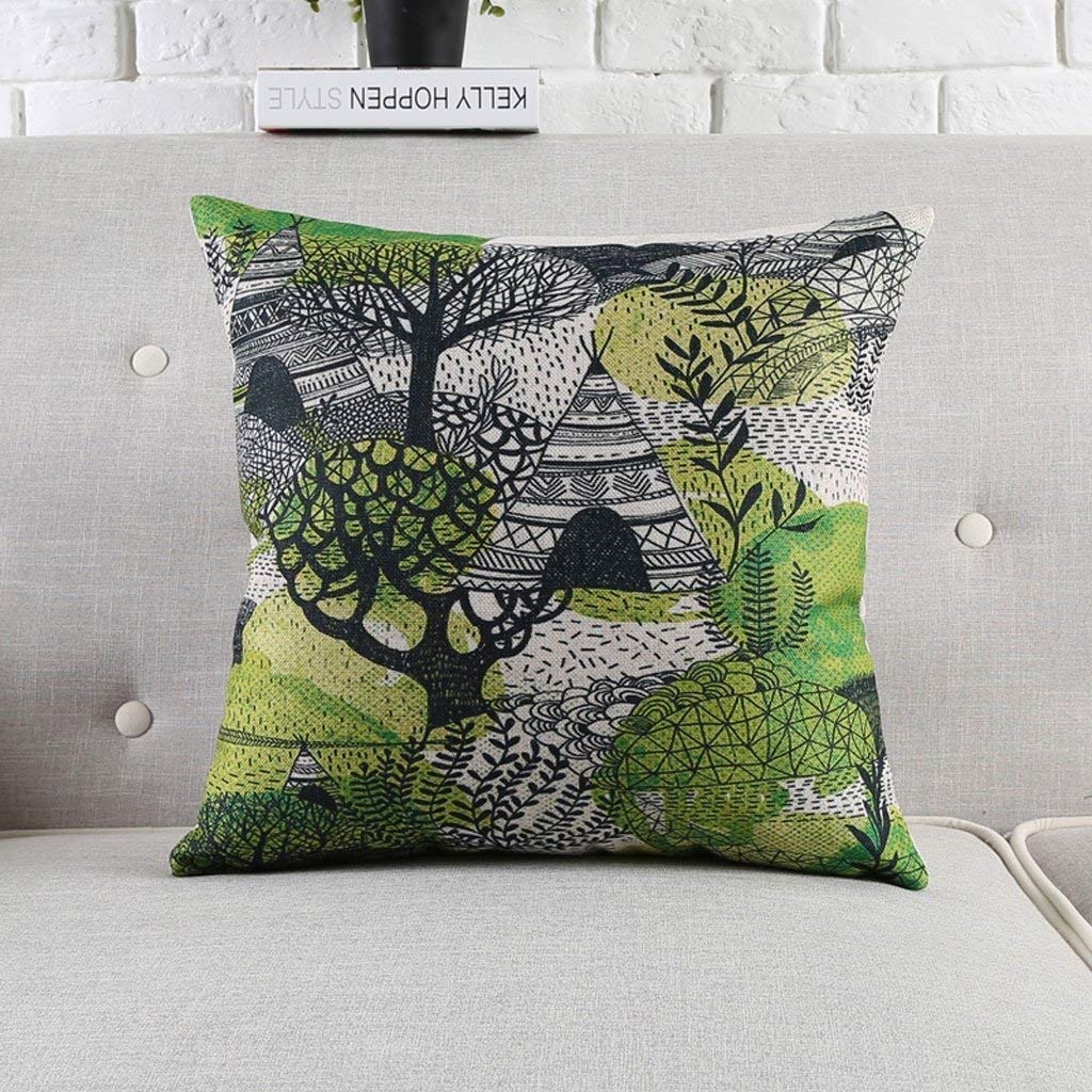Coussin décoratif motif abstrait en lin coton Snug pour sublimer votre canapé de salon