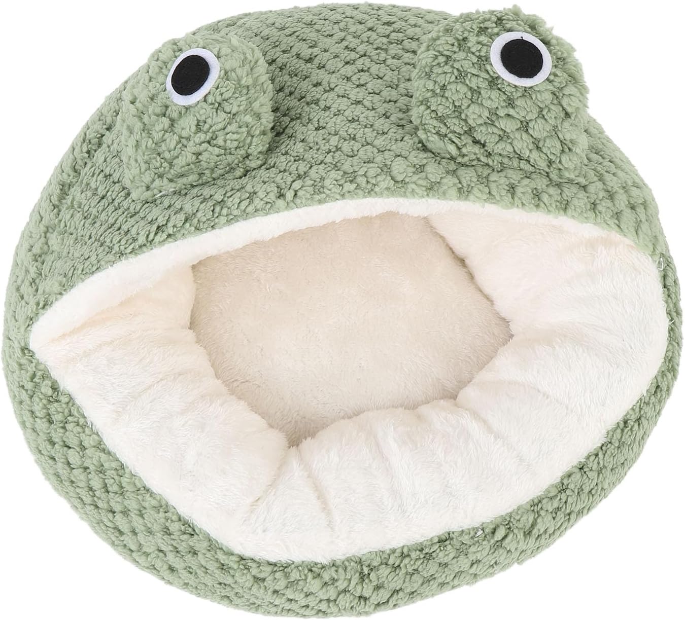 Pongnas Shaped Cartoon Pet Sofa Bed, Warm Soft Plush Comfortable Cat Couch Bed, Designed for All Seasons, Enhance Your Pet's Adorable Look with The Cute Bed for Relaxing with Style (L)