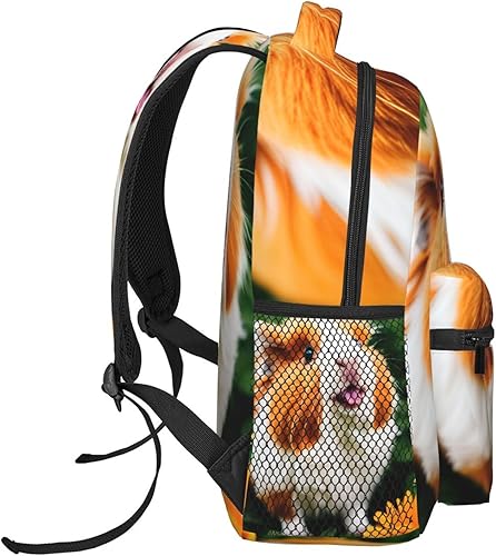 Miniatura 3 de Florally Linda mochila de dibujos animados para computadora portátil, mochila de viaje de anime para mujeres y hombres, Patrón (697), Mochilas de