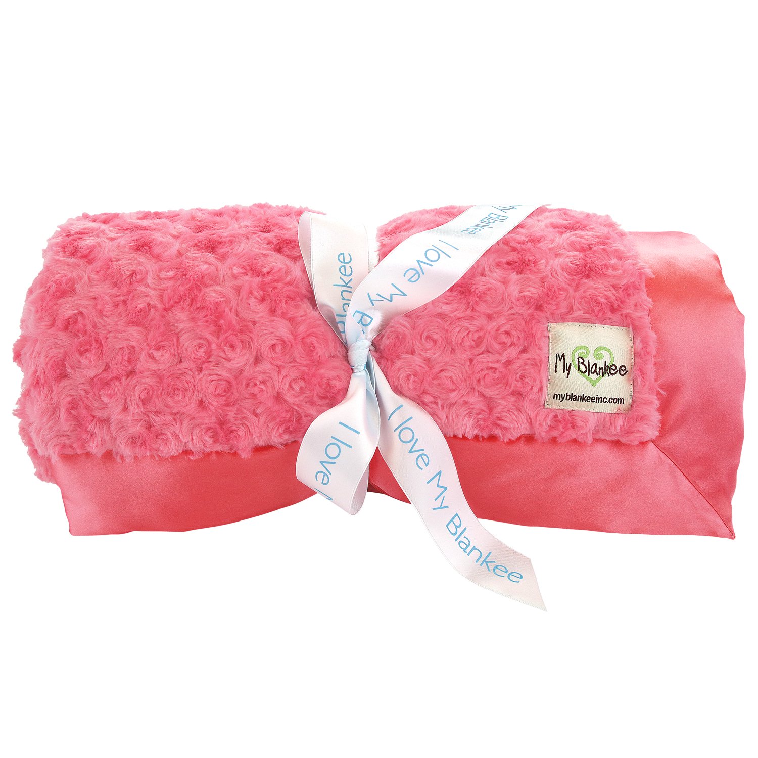 My Blankee Snail Luxe Extra Throw Blanket with Flat Satin