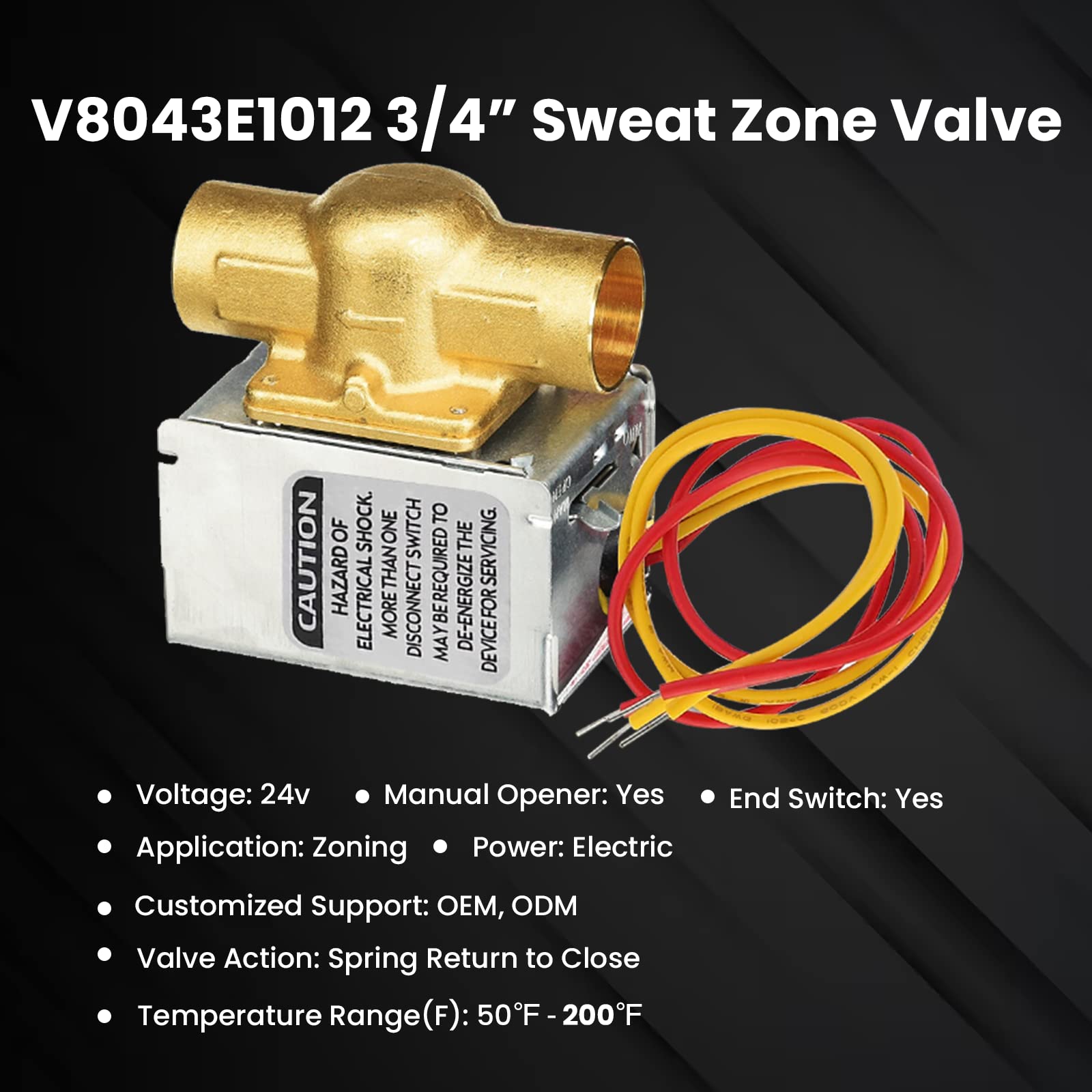 Válvula de zona de sudor V8043E1012