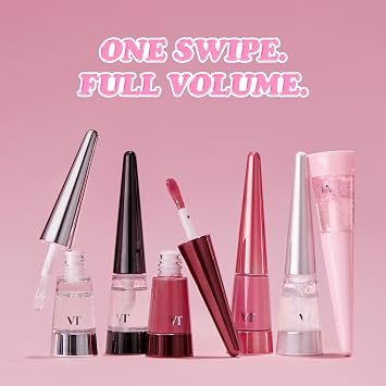 VT COSMETICS Reedle Shot Lip Plumper in Rose Berry, Hydrating Plumping Lip Gloss, High Shine Finish, Infused with Jojoba Oil & Hyaluronic Acid, Korean Beauty Makeup, 0.15 oz.