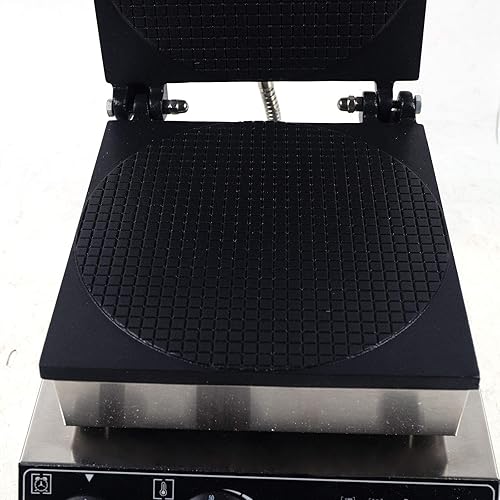 Miniatura 8 de Máquina comercial de cono de helado, máquina para hacer gofres, máquina eléctrica de conos de gofres. Máquina de desayuno de acero inoxidable con