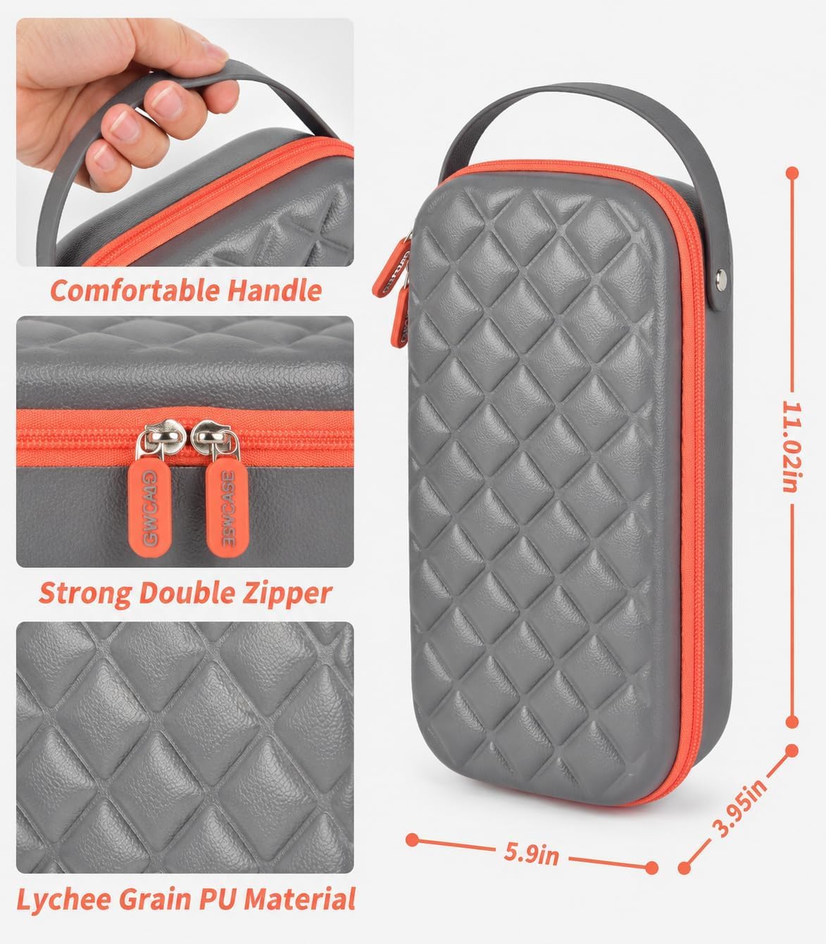 GWCASE PU Leather Microphone Case for JBL Wireless Two Mic System image 3