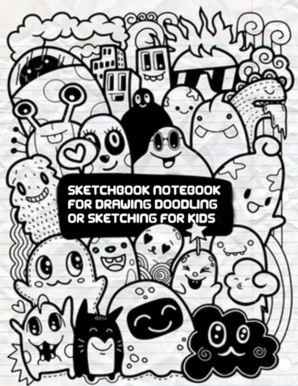 sketchbook notebook for drawing doodling or sketching for kids: 8.5*11 21.59*27.97 120 pages drawing notebook pattern designe in matte cover Paperback