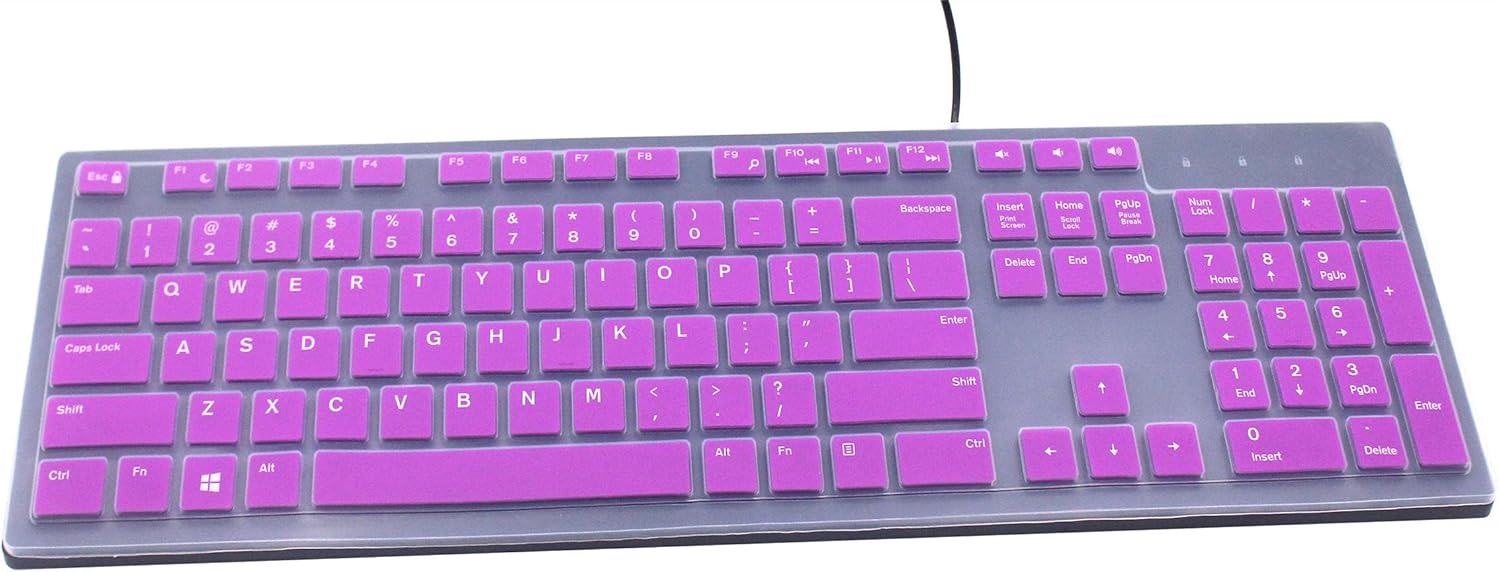 Keyboard Cover Compatible for Dell KM636 KB216 Keyboard