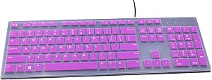 CaseBuy Funda de teclado para Dell KM636 KB216 con cable/Dell Optiplex