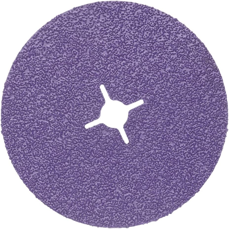 3MCubitron II Fibre Disc 982CX Pro, Metal Fast Cutting, Long Lasting, 36+, 115 mm x 22.23 mm, Slotted, 25 Discs