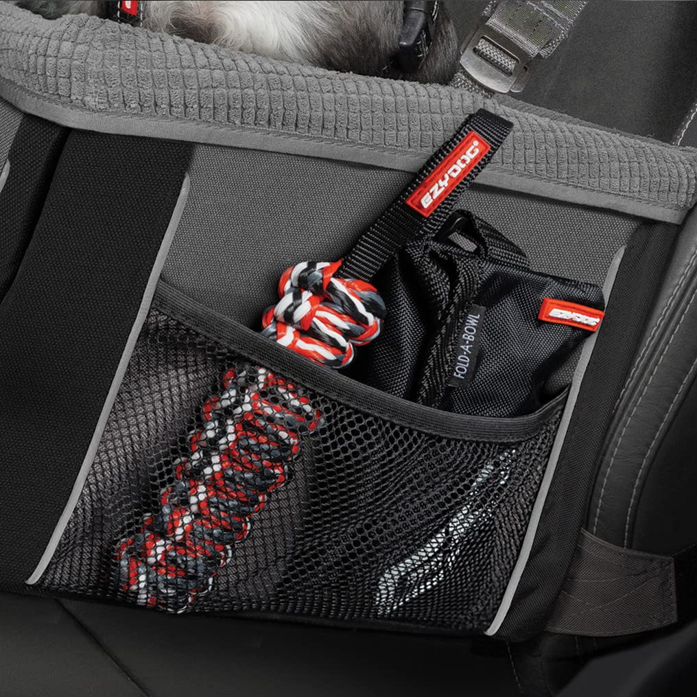 EzyDog Drive Booster Hundesitz Auto & Sitzerhöhung - Verstärkter Autositz für Kleine und Mittlere Hunde - Hochwertiger und wasserdichter Hundeautositz für den Rücksitz im Autos