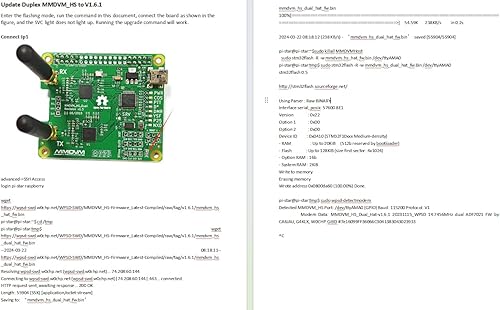 Miniatura 7 de AURSINC MMDVM - Módulo de punto de acceso dúplex doble sombrero V1.5.2 con pantalla OLED de 0.96 compatible con P25 DMR YSF NXDN DMR ranura 1 +