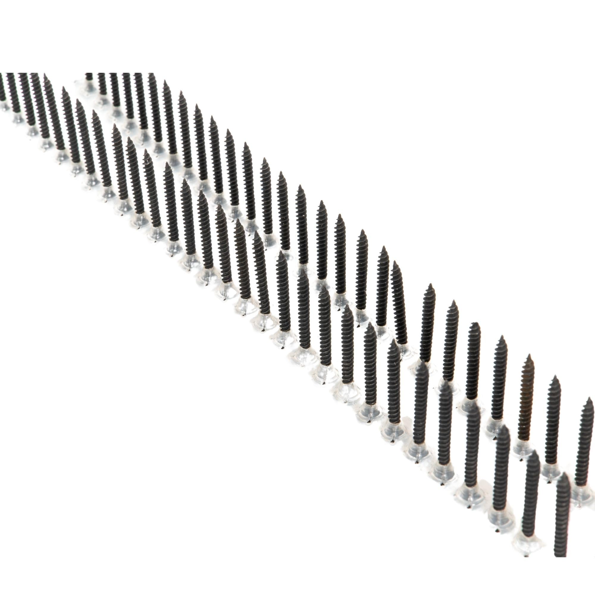 Premium Magazinierte Schnellbauschrauben mit Grobgewinde/Feingewinde Trockenbau-Schrauben Gipskartonschrauben Wandmontageschrauben (3,5 x 25 mm, 6000 Stück, Feingewinde)