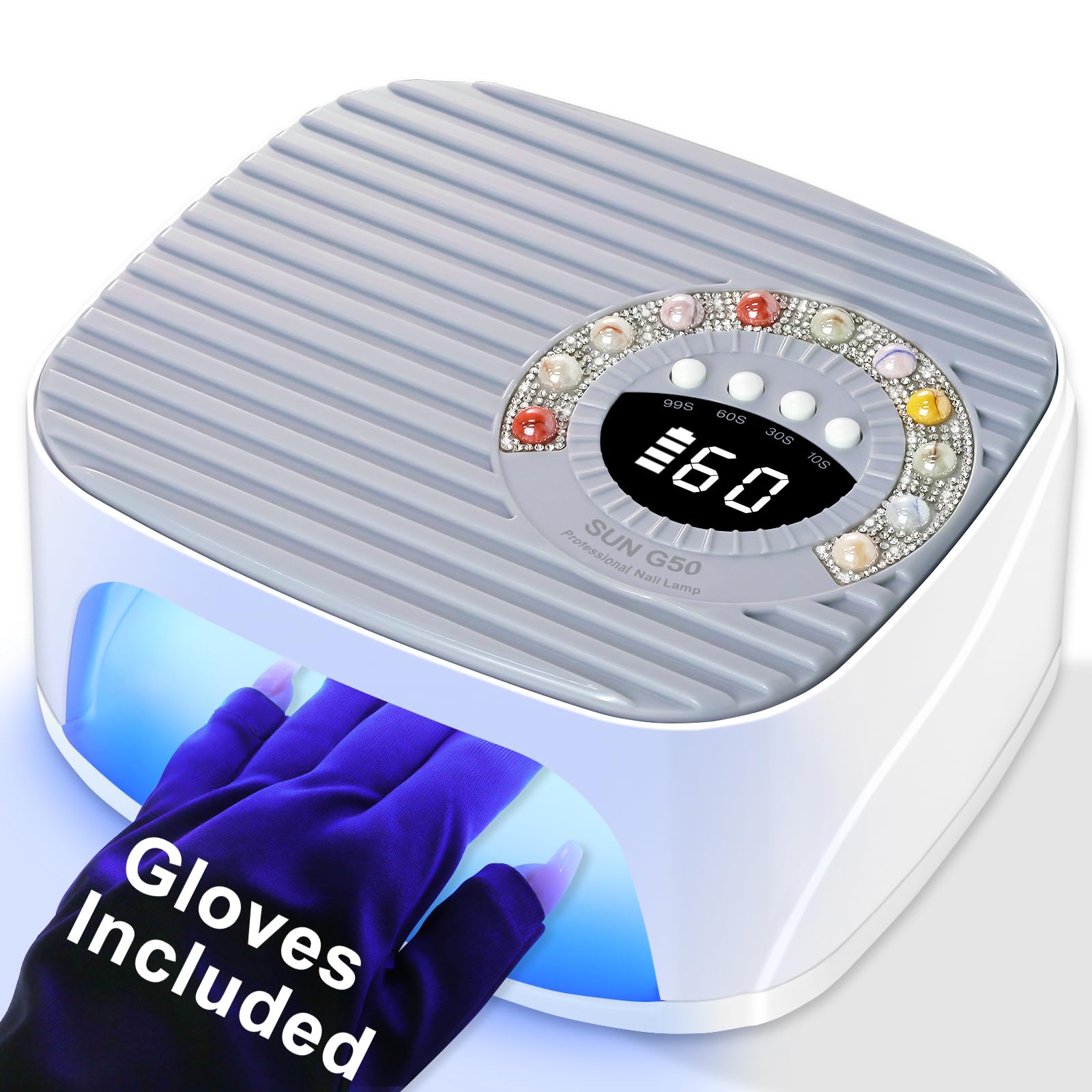 Amazon | LIMEGIRL UV LED ネイルランプキット ジェルポリッシュ用