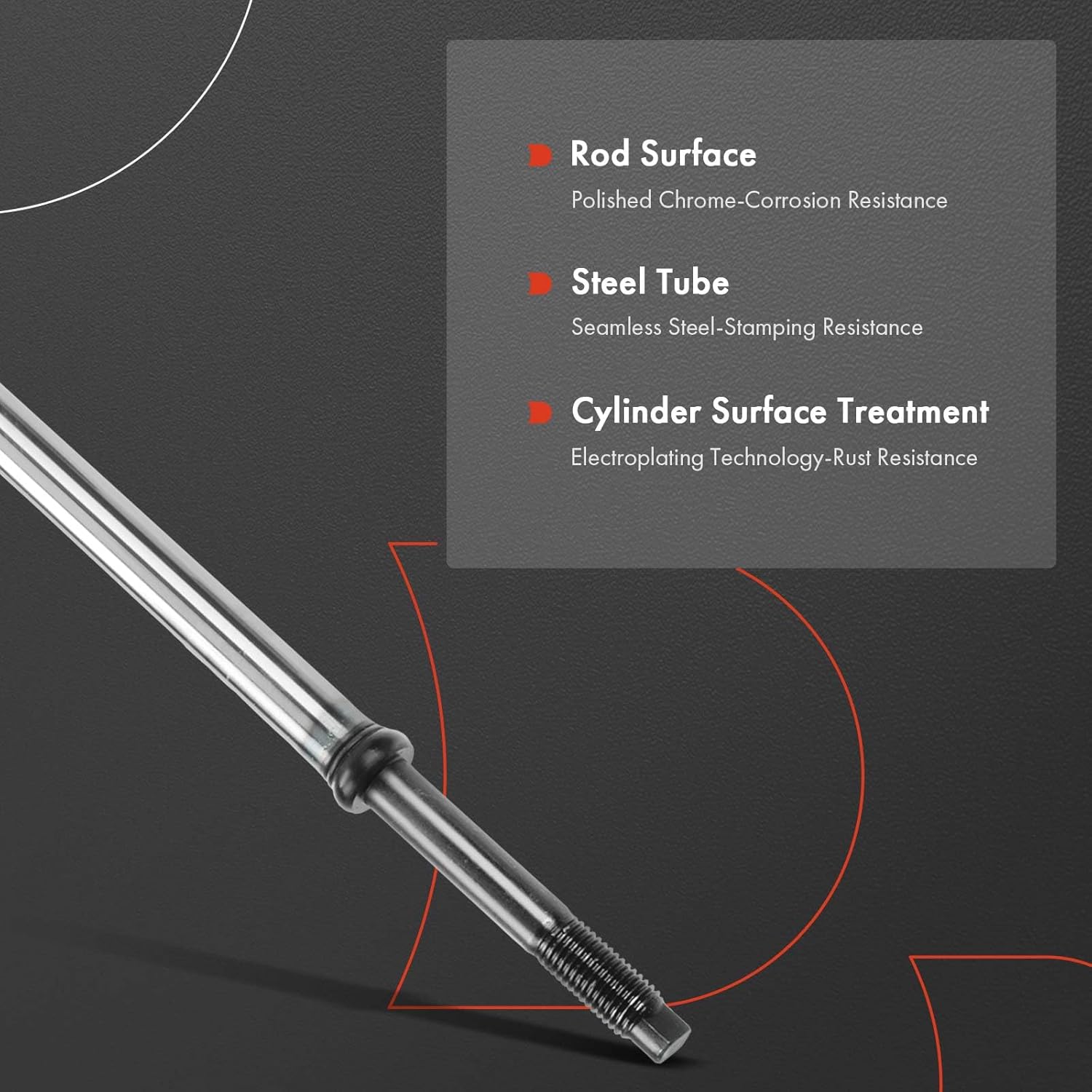 A-Premium Front Pair (2) Shock Absorber Strut Assembly Compatible with Dodge Dakota 1987 1988 1989 1990 1991 1992 1993 1994 1995 1996, 4WD (4 Wheel Drive), Driver and Passenger Side