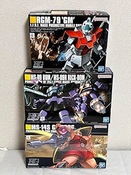 HG アッシマー ギラ・ドーガ リック・ドムⅡ 量産型ゲルググ 4点セット