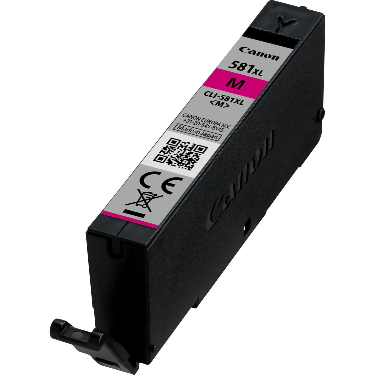 Canon CLI-​581XL M Cartucho de tinta original Magenta XL para impresora de inyeccion de tinta PIXMA TR7550-​8550-​TS705-​6150/​51-​6250/​51-​6350/​51-​8150/​51/​52-​8250/​51/​52-​8350/​51/​52-​9150/​55-​9550-​9551C