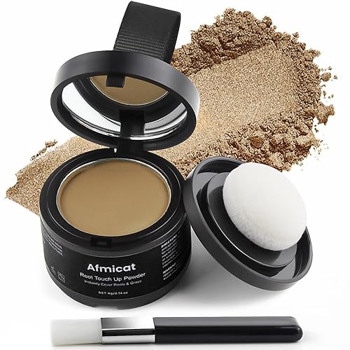 Miniatura 46 de Polvo instantáneo de línea de cabello, color de cabello para retoque de raíces para cobertura de canas y adelgazamiento del cabello, cobertura