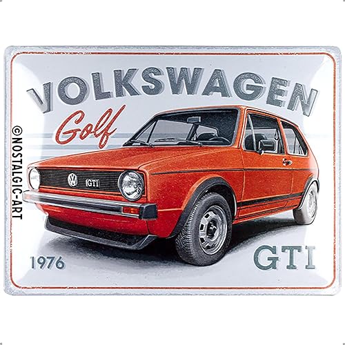 Nostalgic-Art Retro tin sign, 11.8" x 15.7", VW Golf –