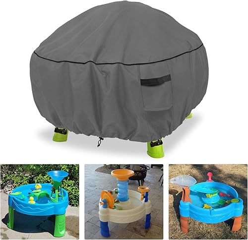 okcool Funda de mesa de agua para mesa de agua Little Tikes para mesa de juegos de parque acuático (solo funda, gris)