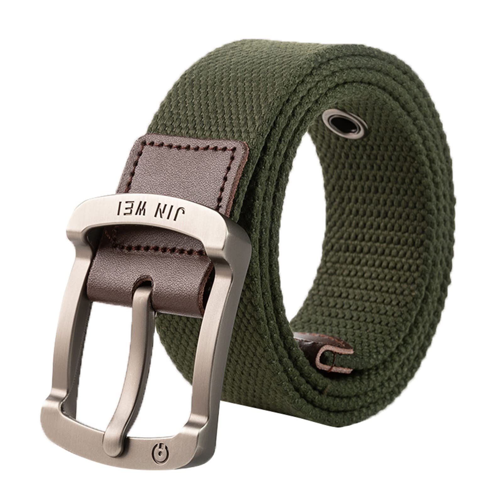 Mens Adult Unisex Military Canvas Quick Release Buckle Outer Belt Men's Outdoor Training Belt Men Belt Size 40