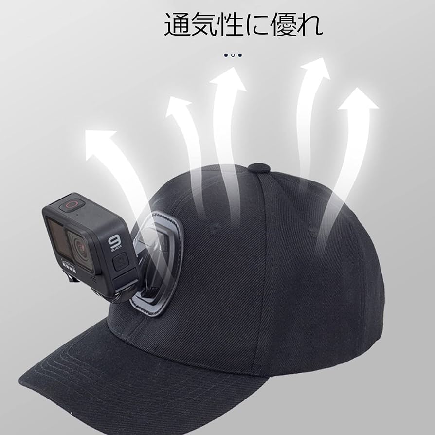 Amazon | Hadefa目線カメラ帽子 Gopro hero10/9/8/7/6/5/4/3/2/1