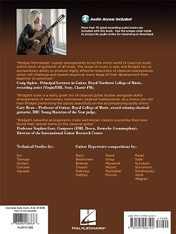 The Classical Guitar Compendium | Classical Guitar Sheet Music for Solo Performance | Masterpieces in Standard Notation for Intermediate to Advanced Guitarists | Book with Online Audio
