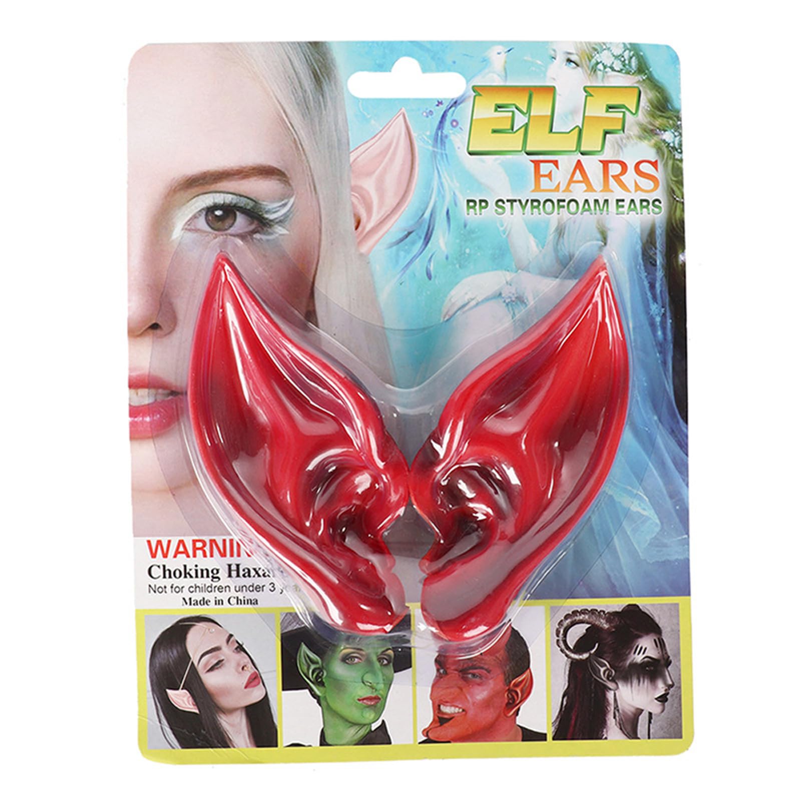 Xanorrg 1 Pair Of Long Ears Fairy Cosplays Halloween Party Dress Up Costume Props Masquerade Elven Vampires Pointed Fairy Elven Cosplays