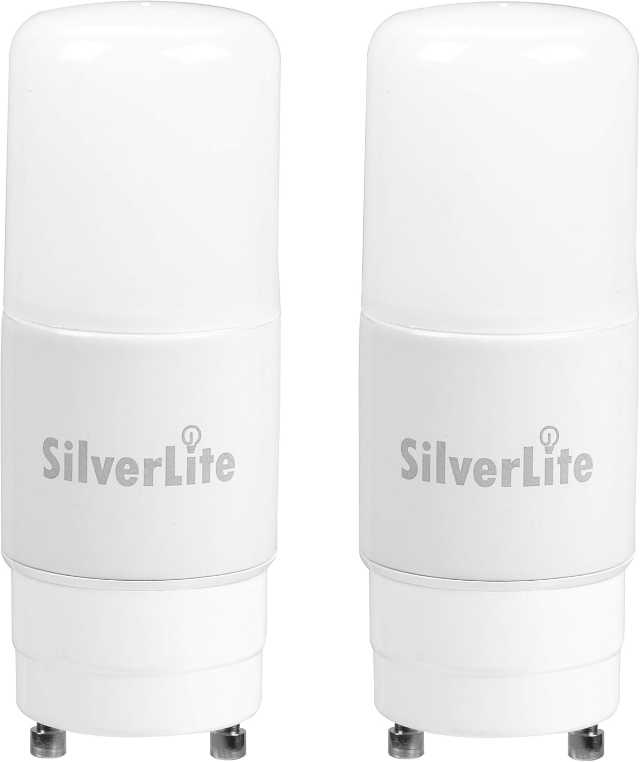 Silverlite 5w(13w CFL Equivalent) LED Stick PL Bulb GU24 Base, 500LM, Warm White(3000k), 120-277 Voltage, UL Listed, 10 Pack