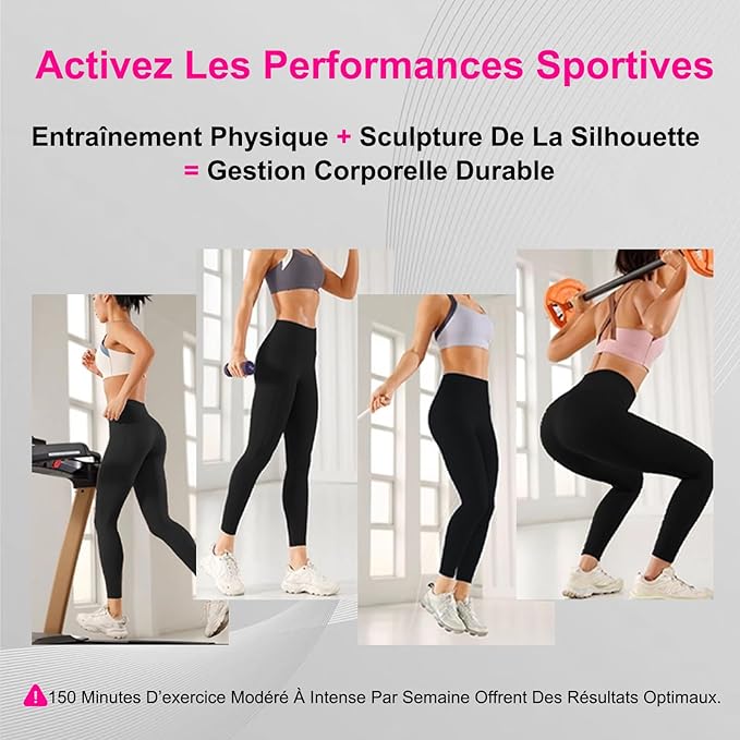 Legging anti-cellulite 3D Leonie — activez les performances sportives yoga fitness running