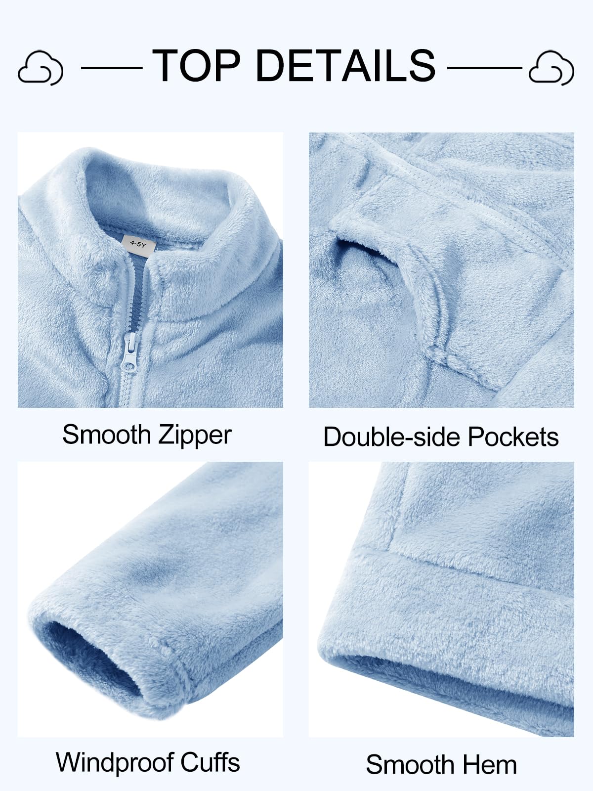 Valcatch Felpa e Pantaloni in Flanella per Ragazze e Ragazzi Set di 2 Pezzi Tuta Bambini Autunno Inverno Pantaloni Jogger Set Tuta Morbida e Calda in Pile