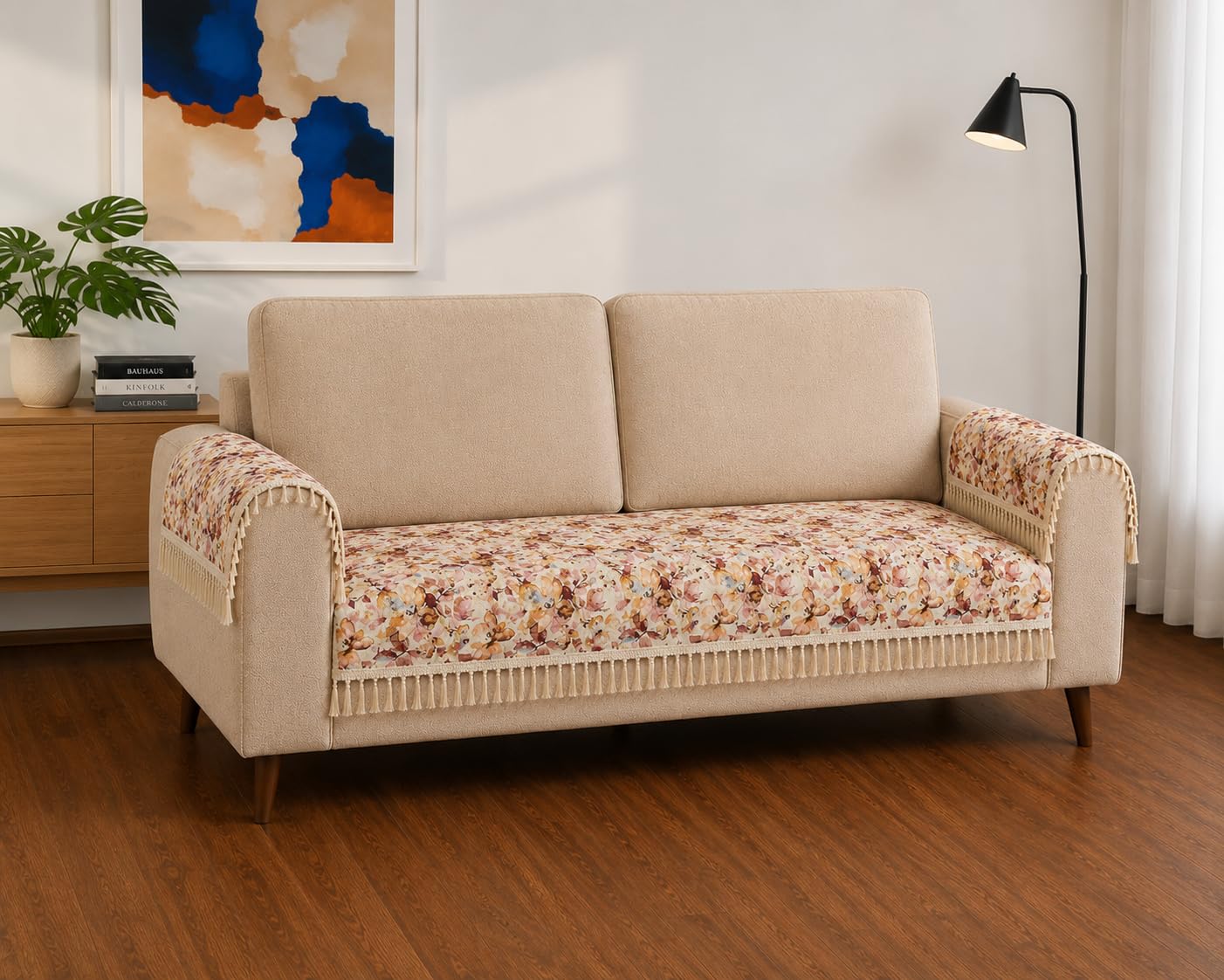 Velvet Sofa Cover - Instant Home Upgrade -11