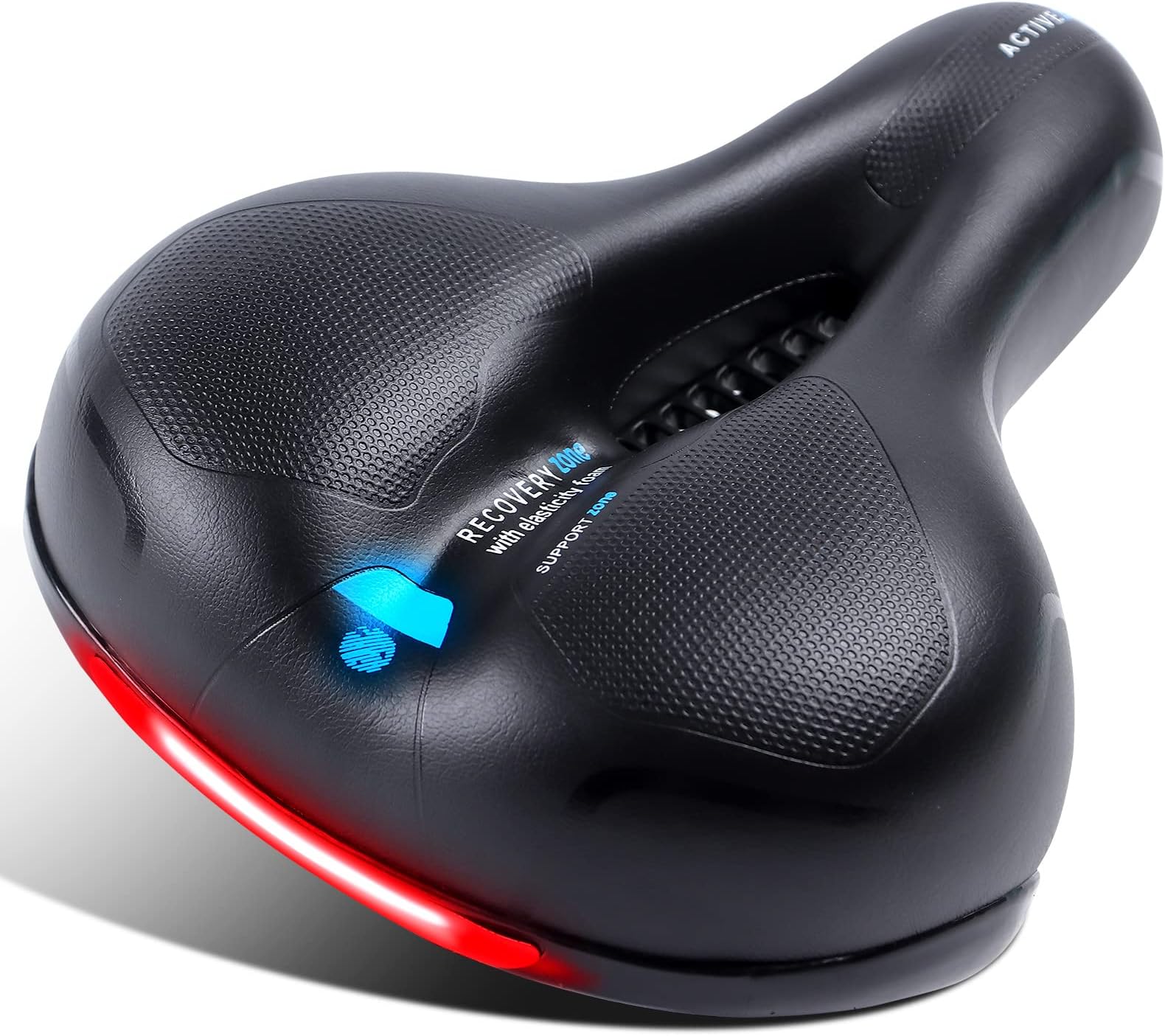 NATRUTHBike Seat - Comfortable Soft Cushion, Waterproof, Thicken, for Road, Mountain, City & Spinning Bikes