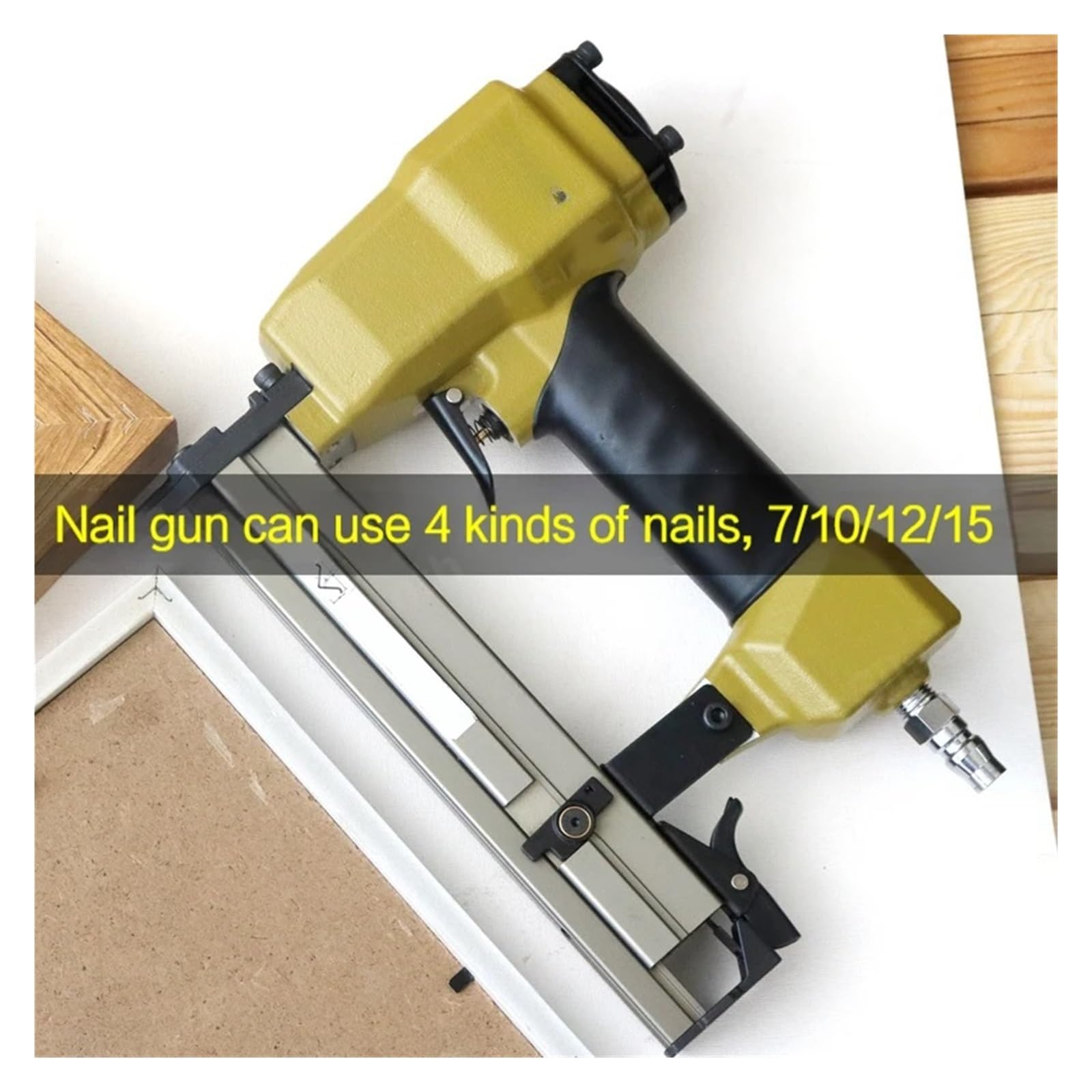 Cucitrice pneumatica per tappezzeria Heavy-Duty Pistola sparachiodi pneumatica Pistola sparachiodi elettrica Pistola sparachiodi portatile for cornice for foto Pistola sparachiodi angolare pneumatica