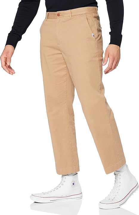 TOMMY HILFIGER Pantalones para Hombre, Corte Amplio, Rayas azul con blanco  : Amazon.com.mx: Ropa, Zapatos y Accesorios