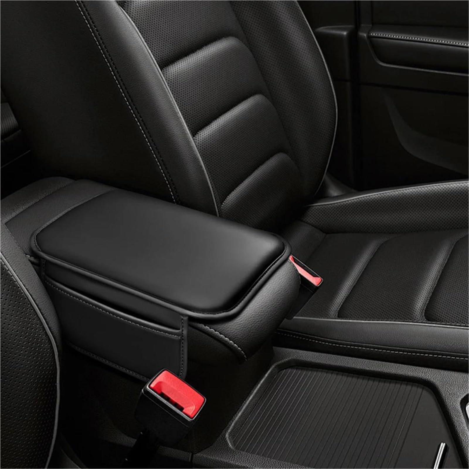 Copribracciolo Auto Per A&udi A3 8P 8L 8V A4 B8 B6 B7 B9 | Rivestimento Del Bracciolo Centrale In Pelle Resistente, Rivestimento Morbido E Resistente All'usura CPXCTZFZUB