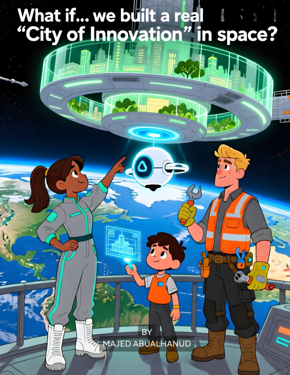What if… we built a real “City of Innovation” in space?: Exploring Space Habitats, Design Thinking, and the Future of Human Cities Beyond Earth ... for Young People - Stories and Activities)
