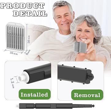(40 Pcs) Phonak Hearing Aids Wax Guard Filters, Hearing Aid Accessories(40 Filters) for Resound, Widex and Unitron, Hear Clear Cleaning kit Supplies, Hearing Aid Filters Replacement Parts (5 Packs)