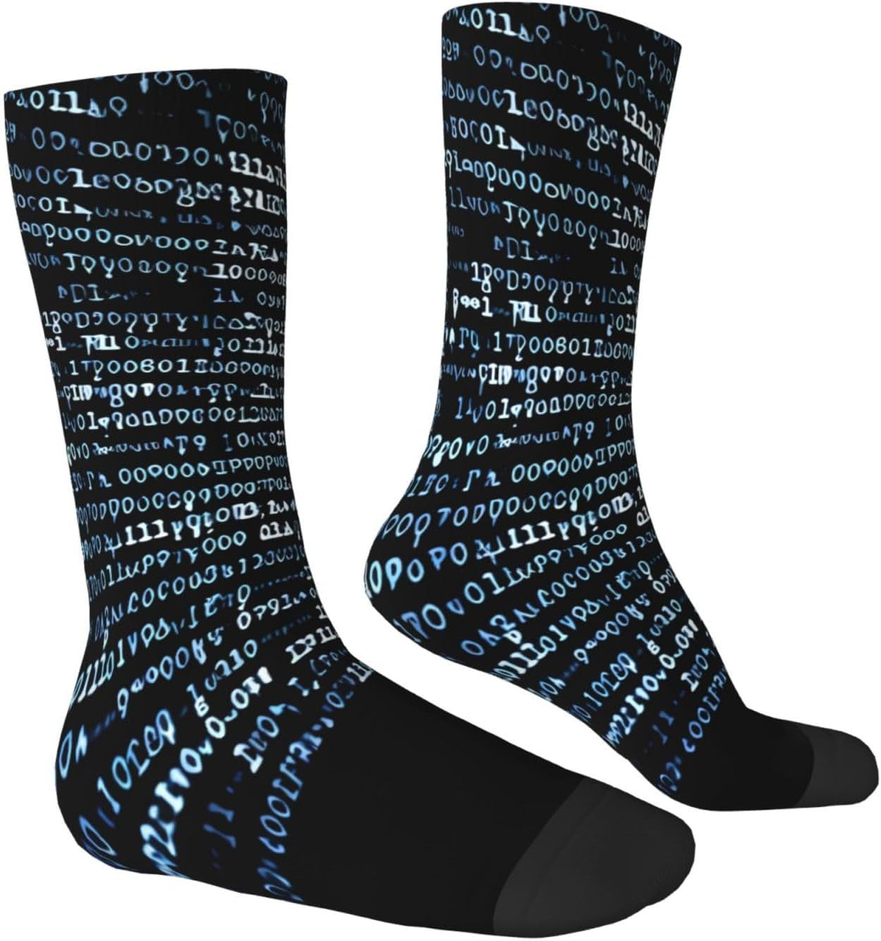 Programmer Programming Code Crew Socks for Men Women Moisture Wicking Cushion Athletic Sock Casual Novelty Socks Gift