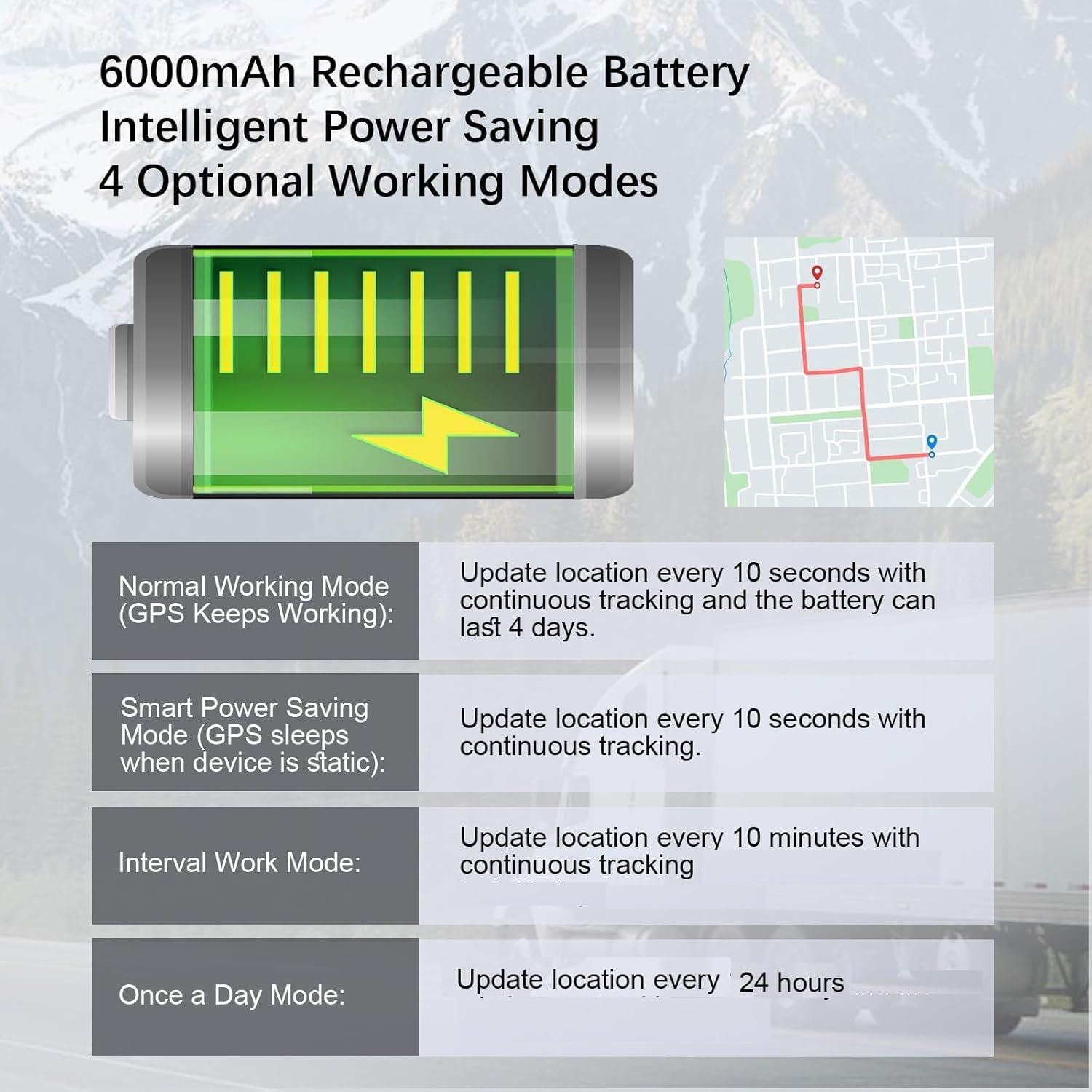 Rastreador GPS para vehículos, coches de larga duración de batería hasta 90 días, imán fuerte, rango ilimitado, geo-cerca, dispositivo de seguimiento de coches en tiempo real 4G, dispositivos de 3