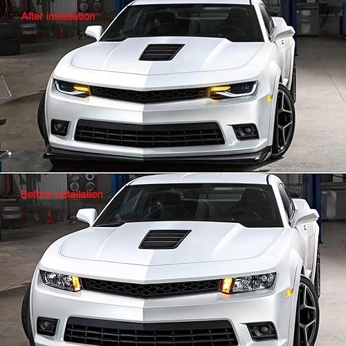 Miniatura 9 de Pair Car Projector LED Headlights Assembly Waterproof Fit for 20142015 LHD Headlights Assembly Luces Para Carro Car LED