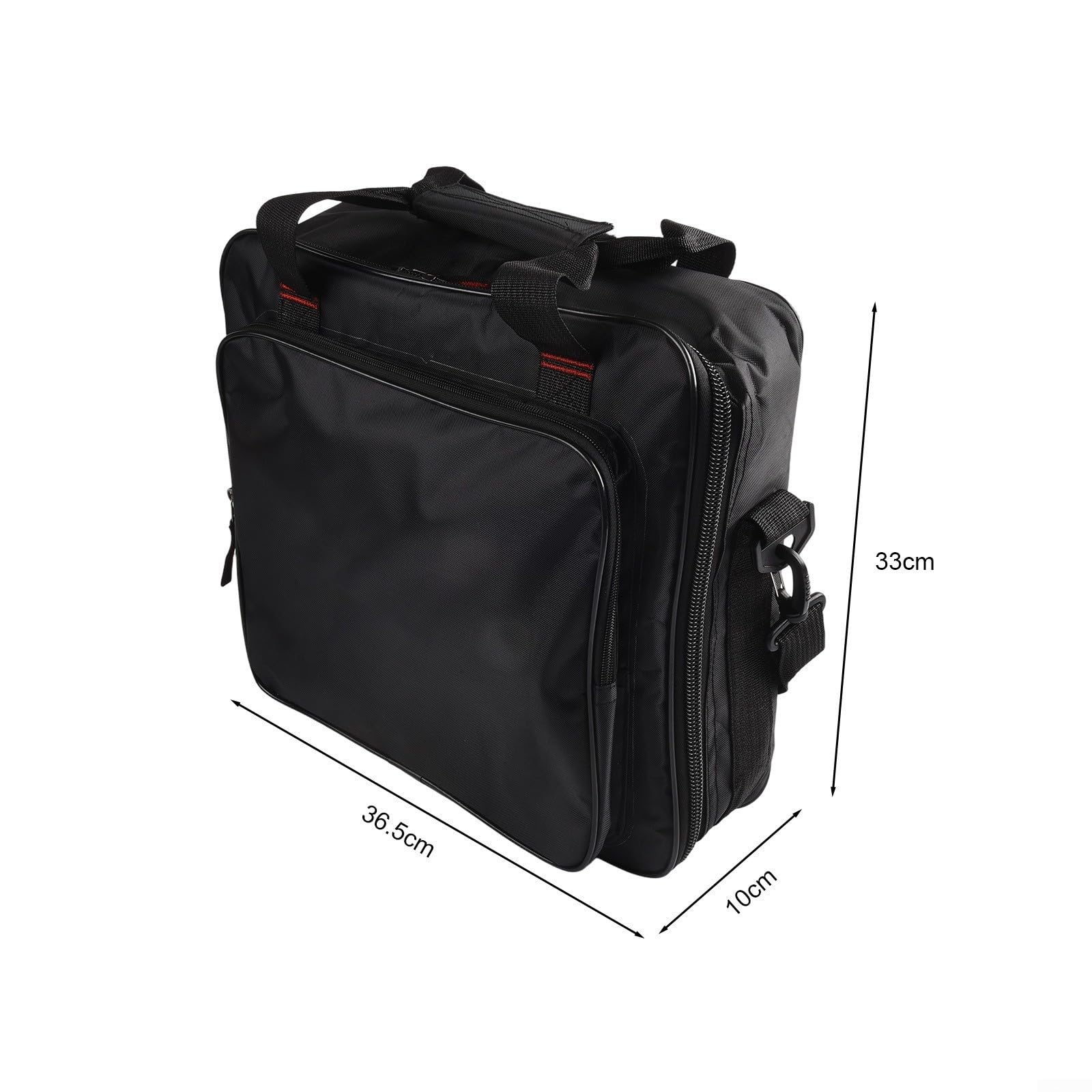 Bolsa de pedalera portátil de varios tamaños para efectos de guitarra, funda de transporte para protección de pedales de efectos de guitarra (36.5 x 33 x 10)