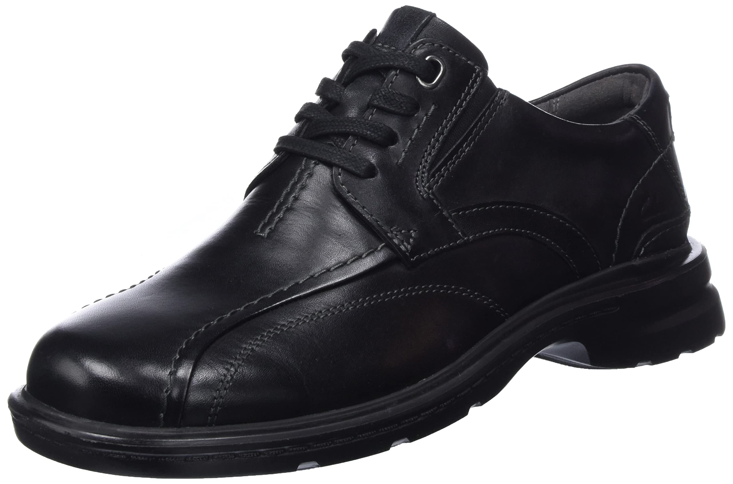 Clarks Mens Gessler Lace Black Leather Black Leather Oxford Flat - 11 UK (261715397) (B0B31YQZKJ) Amazon Price History, Amazon Price Tracker
