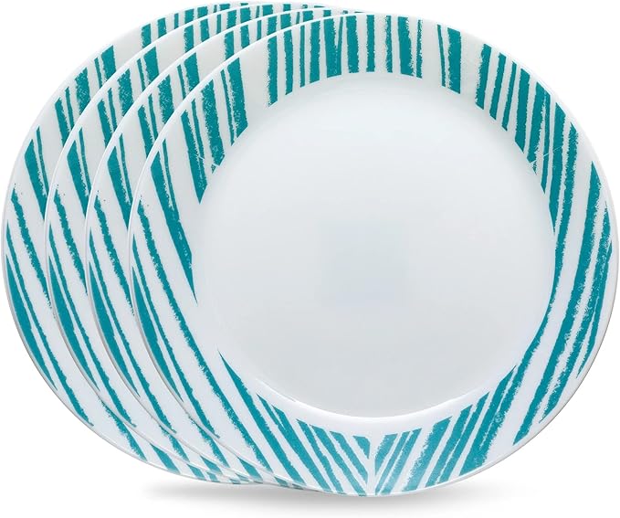 Corelle Everyday Expressions 4Pc Dining Plates Set, Service for 4