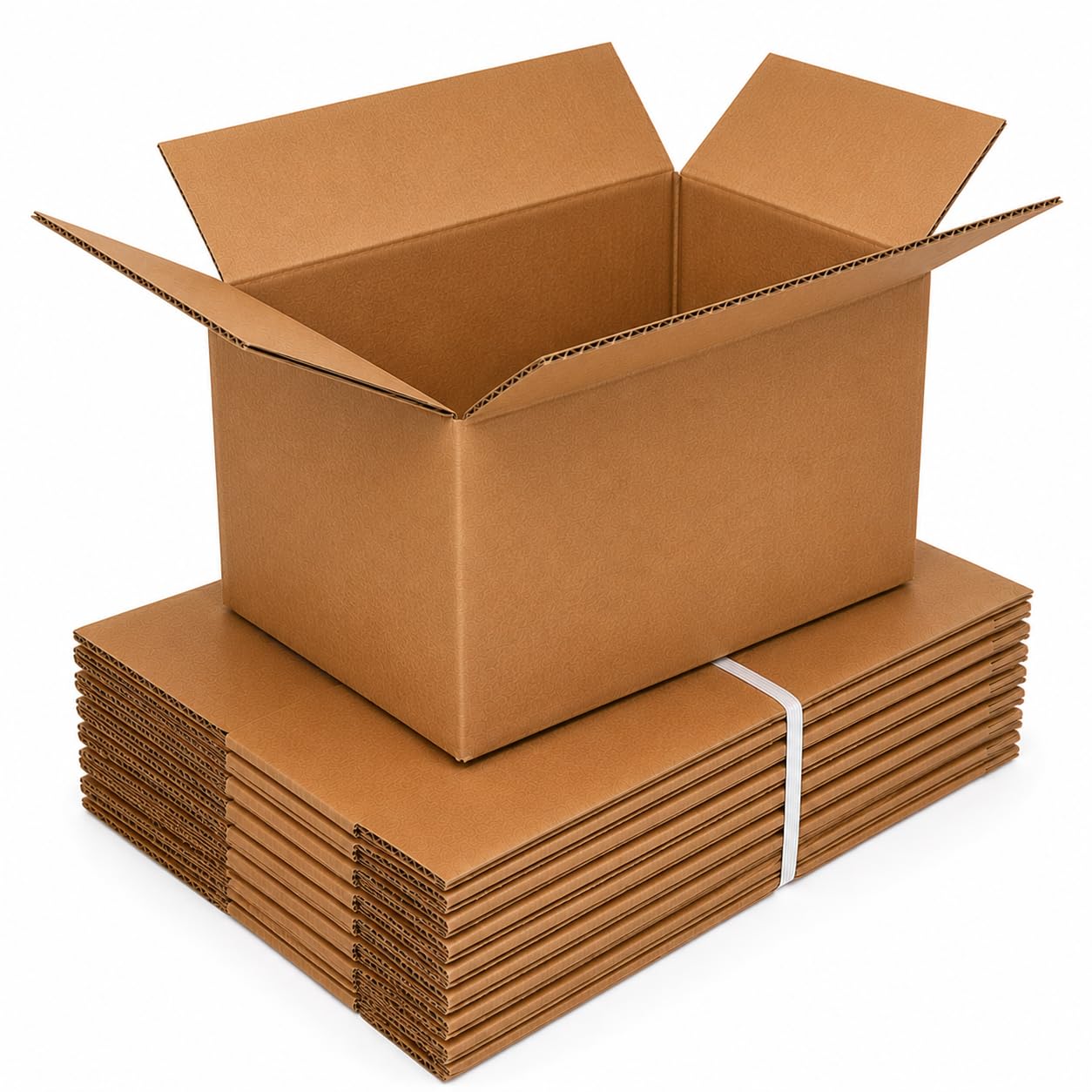 10 Pack Cardboard Shipping Boxes Heavy Duty Corrugated Mailing Boxes for Packaging, Parcel Posting, Moving House, Ecommerce, Gift Packing & Business Shipping, Brown Kraft Cartons (12"×9"×9")