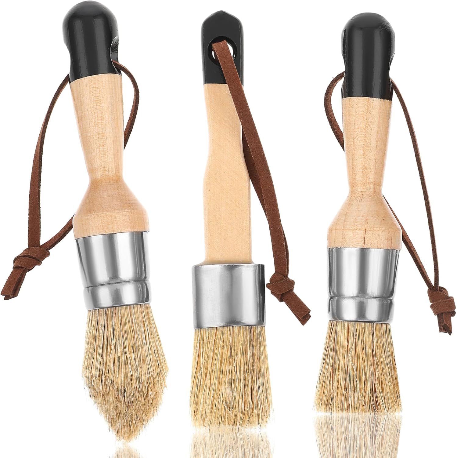3 Pack Chalk Paint Brush, Chalk and Wax Paint Brush Chalk Paint Tool