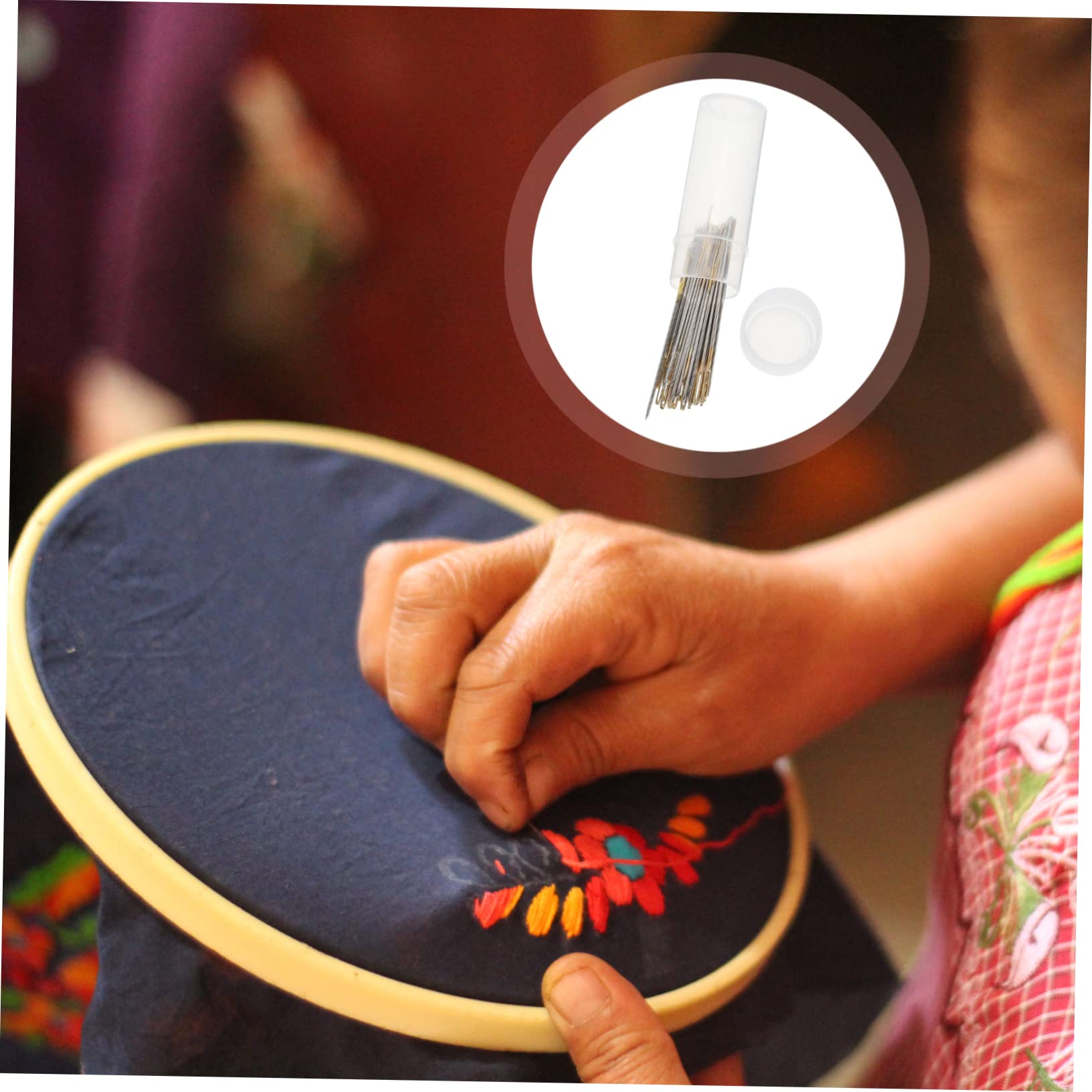 ULDIGI 8juegos Agujas De Coser Enhebrador Herramientas De Bordado Para Proyectos De y Manualidades Accesorios De Costura Para Principiantes y Aficionados
